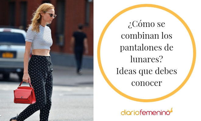 Looks con pantalones de lunares que debes conocer